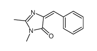 5-benzylidene-2,3-dimethylimidazol-4-one结构式
