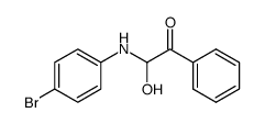 2-((4-bromophenyl)amino)-2-hydroxy-1-phenylethan-1-one结构式