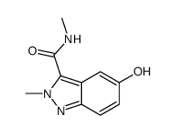 5-hydroxy-N,2-dimethylindazole-3-carboxamide结构式