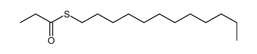 S-dodecyl propanethioate结构式