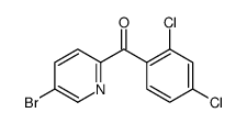 (5-bromopyridin-2-yl)-(2,4-dichlorophenyl)methanone Structure