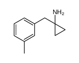 1-(3-methylbenzyl)cyclopropanamine(SALTDATA: HCl)结构式