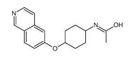 N-(4-isoquinolin-6-yloxycyclohexyl)acetamide结构式