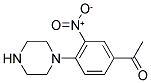 1-(3-NITRO-4-PIPERAZIN-1-YLPHENYL)ETHANONE结构式