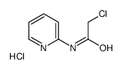 2-chloro-N-pyridin-2-ylacetamide,hydrochloride结构式