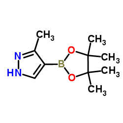 3-甲基吡唑-4-硼酸频那醇酯结构式