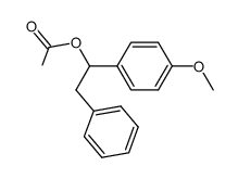 1-(4-methoxyphenyl)-2-phenylethyl acetate Structure