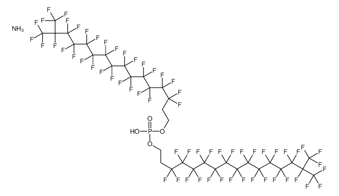 ammonium bis[3,3,4,4,5,5,6,6,7,7,8,8,9,9,10,10,11,11,12,12,13,13,14,14,15,16,16,16-octacosafluoro-15-(trifluoromethyl)hexadecyl] phosphate picture