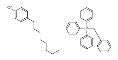 benzyltriphenylphosphonium, salt with 4-octylphenol (1:1) Structure