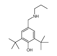 2,6-ditert-butyl-4-(propylaminomethyl)phenol结构式