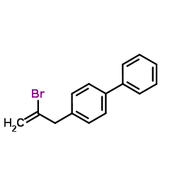 4-(2-Bromo-2-propen-1-yl)biphenyl Structure