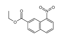 ethyl 8-nitronaphthalene-2-carboxylate Structure