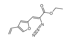ethyl 2-azido-3-(4-vinylfuran-2-yl)acrylate Structure