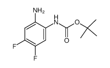 tert-Butyl (2-amino-4,5-difluorophenyl)carbamate Structure
