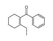 (2-ethylcyclohex-1-en-1-yl)(phenyl)methanone结构式