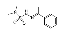 dimethyl-amidosulfuric acid-(1-phenyl-ethylidenehydrazide) Structure