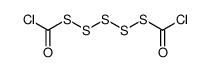 bis(chlorocarbonyl)pentasulfane结构式