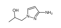 1-(3-amino-pyrazol-1-yl)-propan-2-ol结构式