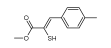 methyl 2-mercapto-3-(p-tolyl)acrylate结构式