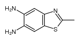 Benzothiazole, 5,6-diamino-2-methyl- (6CI) Structure
