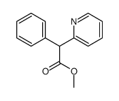 alpha-(2-Pyridyl)-phenylaceticacidmethylester Structure