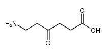 6-amino-4-ooxohexanoic acid Structure