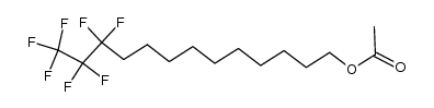 11,11,12,12,13,13,13-heptafluorotridecanyl acetate Structure
