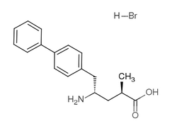(2R,4S)-4-Amino-5-(b iphenyl-4-yl)-2-methyl pentanoic acid hydrobromide Structure