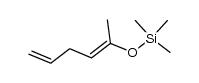 trimethyl(1-methylpenta-1,4-dienyloxy)silane Structure