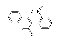 2-(2-nitro-phenyl)-3-phenyl-acrylic acid Structure