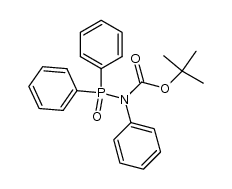 tert-butyl diphenylphosphoryl(phenyl)carbamate结构式