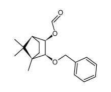 Bicyclo2.2.1heptan-2-ol, 4,7,7-trimethyl-3-(phenylmethoxy)-, formate, 1S-(exo,exo)- structure