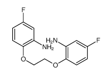 2-[2-(2-amino-4-fluorophenoxy)ethoxy]-5-fluoroaniline结构式