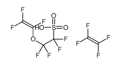 1,1,2,2-tetrafluoroethene,1,1,2,2-tetrafluoro-2-(1,2,2-trifluoroethenoxy)ethanesulfonic acid结构式