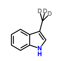 3-(2H3)Methyl-1H-indole Structure