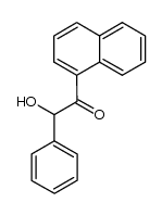 2-hydroxy-1-(naphthalen-1-yl)-2-phenylethanone结构式