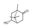 5-exo-hydrocy-1,7,7-trimethylbicyclo[3.2.1]heptan-2-one Structure