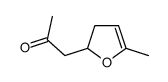 1-(5-methyl-2,3-dihydrofuran-2-yl)propan-2-one结构式