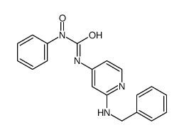 N-[[2-(benzylamino)pyridin-4-yl]carbamoyl]benzeneamine oxide Structure