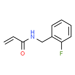 2-PROPENAMIDE, N-[(2-FLUOROPHENYL)METHYL]- Structure