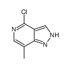 4-氯-7-甲基-1H-吡唑并[4,3-c]吡啶结构式