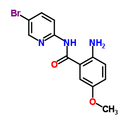 2-Amino-N-(5-bromo-2-pyridinyl)-5-methoxybenzamide Structure