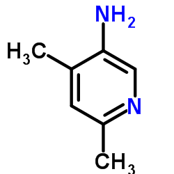 3-氨基-4,6-二甲基吡啶结构式