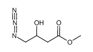 (+/-)-methyl 4-azido-3-hydroxybutanoate Structure