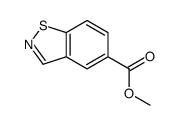 methyl 1,2-benzothiazole-5-carboxylate结构式
