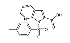 1-[(4-Methylphenyl)sulfonyl]-1H-pyrrolo[2,3-b]pyridine-2-carboxyl ic acid Structure