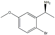 (1S)-1-(2-BROMO-5-METHOXYPHENYL)ETHYLAMINE结构式
