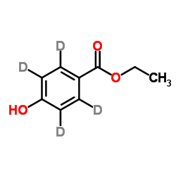 Ethyl 4-hydroxy(2H4)benzoate Structure