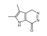 2,3-dimethyl-1,4-dihydropyrrolo[2,3-d]pyridazin-7-one Structure