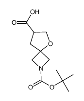 2-(Tert-Butoxycarbonyl)-5-Oxa-2-Azaspiro[3.4]Octane-7-Carboxylic Acid Structure